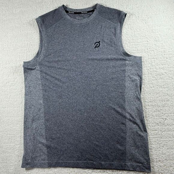 Peloton Seamless Sleeveless Athletic Muscle Tank in Deep Gray - US Men’s XL - Picture 1 of 8